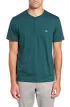 Men's Lacoste Henley T-shirt (3xl) - Green