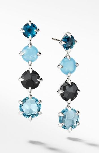 Women's David Yurman Chatelaine Drop Earrings With Blue Topaz