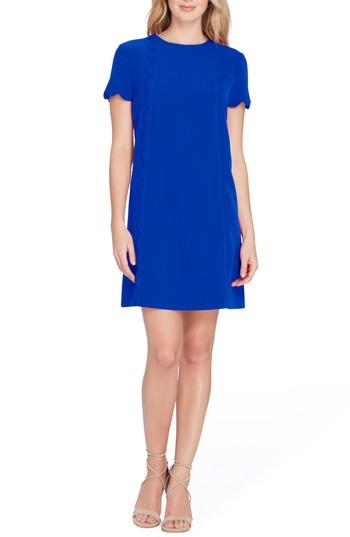Women's Tahari Scallop Shift Dress