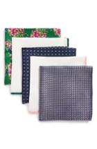 Men's The Tie Bar 5-pack Pocket Squares, Size - Green