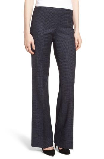 Women's Boss Tulea Windowpane Plaid Suit Pants R - White