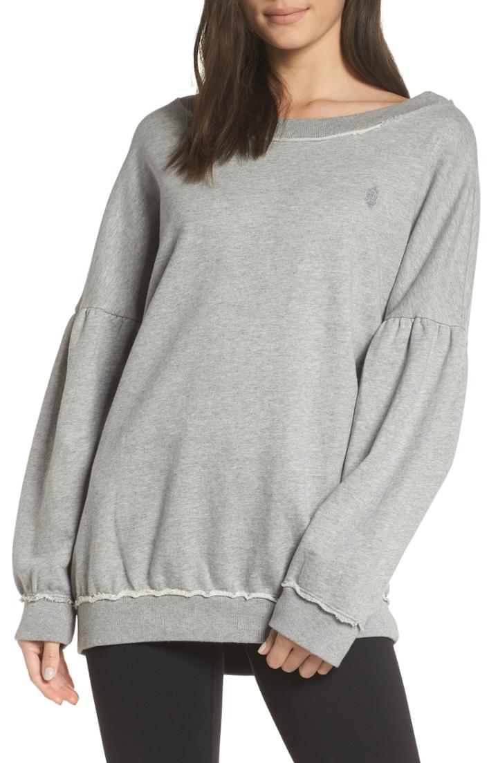 Women's Off-white Quotes Crop Hoodie - White