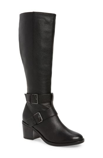 Women's Gentle Souls By Kenneth Cole Verona Knee-high Riding Boot M - Black