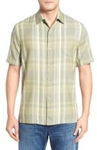Men's Tommy Bahama Plaidopuerto Short Sleeve Silk Sport Shirt