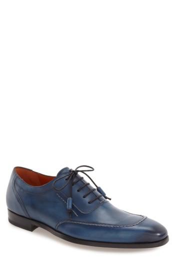 Men's Mezlan Milis Apron Toe Oxford M - Blue