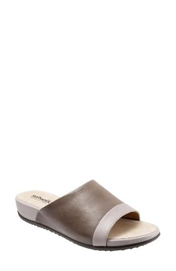 Women's Softwalk Del Mar Slide Sandal N - Grey