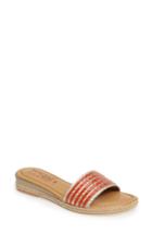 Women's Tuscany By Easy Street Vanna Slide Sandal N - Coral