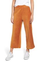 Women's Bp. High Rise Knit Corduroy Crop Pants, Size - Metallic