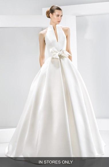 Women's Jesus Peiro Bow Detail Satin Halter Dress