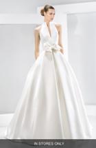 Women's Jesus Peiro Bow Detail Satin Halter Dress