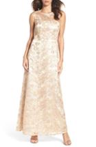 Women's Ellen Tracy Embellished Mesh Gown