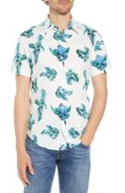Men's Bonobos Riviera Slim Fit Parrot Paradise Sport Shirt R - White