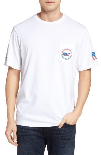 Men's Vineyard Vines Usa All Day Graphic T-shirt - White