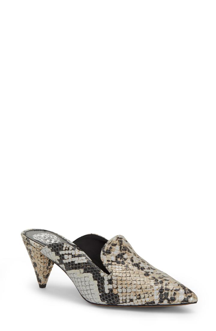 Women's Vince Camuto Cessilia Pointy Toe Mule M - Grey