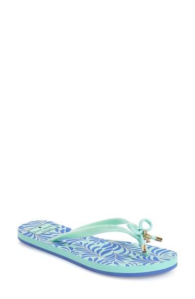 Women's Kate Spade New York 'nova' Flip Flop M - Blue