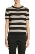 Women's Max Mara Filly Stripe Linen Sweater - Beige