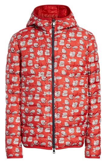 Men's Moncler Oise Reversible Down Jacket - Red