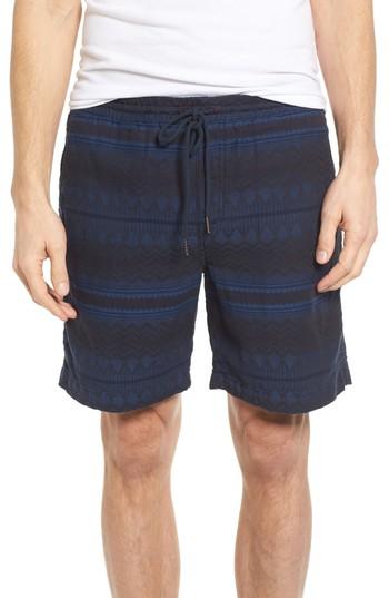 Men's Nifty Genius Steve Print Pull-on Shorts - Blue