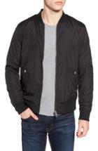 Men's Boss Orange Ztraight Reversible Bomber Jacket, Size - Black