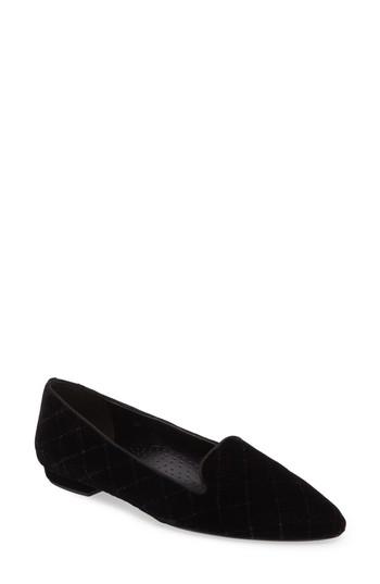Women's Vaneli Gannie Diamond Pattern Loafer .5 N - Black
