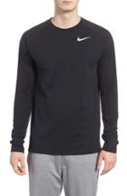 Men's Nike Running Element Long Sleeve T-shirt - Black