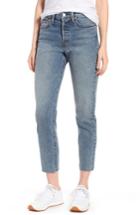 Women's Levi's Wedgie Icon Fit High Waist Crop Jeans - Blue