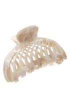 France Luxe Ripple Cutout Jaw Clip, Size - White