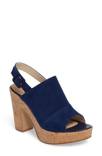 Women's Isola Gabriela Slingback Platform Sandal M - Blue