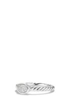 Women's David Yurman 'cable Collectibles' Oval Ring With Diamonds