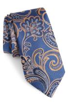 Men's Nordstrom Men's Shop Bennett Paisley Silk Tie, Size - Blue/green