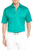 Men's Bobby Jones Diamond Jacquard Golf Polo - Green