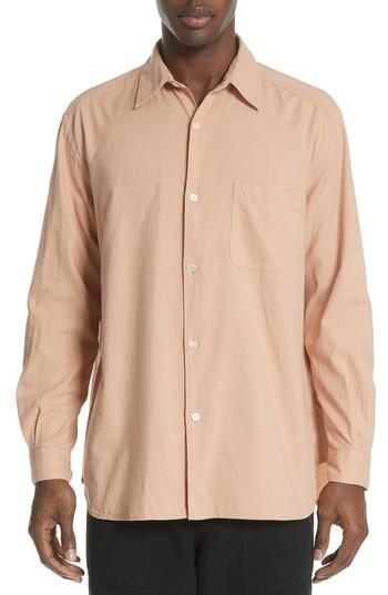 Men's Our Legacy Oversize Basketweave Shirt - Pink