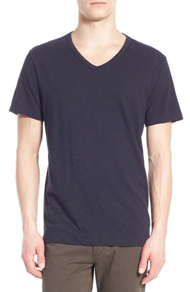 Men's Vince Slub V-neck T-shirt - Blue