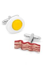 Men's Cufflinks, Inc. Bacon & Eggs Cuff Links