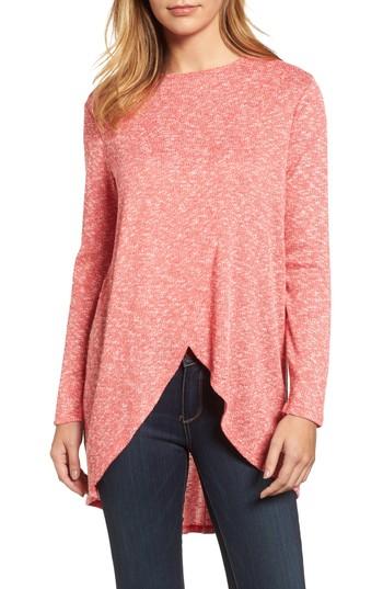 Women's Caslon High/low Tunic Top, Size - Orange