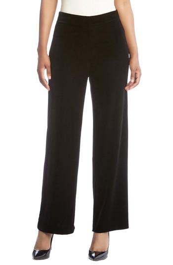 Women's Karen Kane Wide Leg Velvet Pants