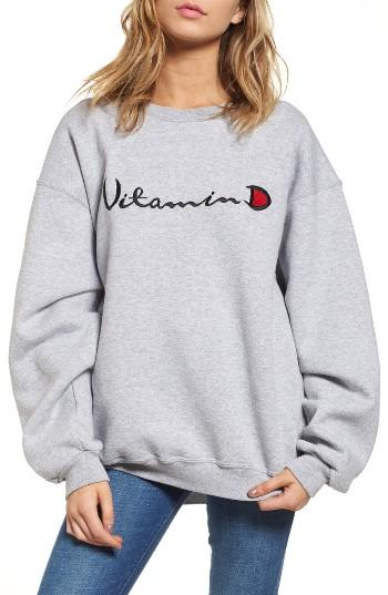 Women's Drifter Helios Vitamin D Sweatshirt /small - Grey