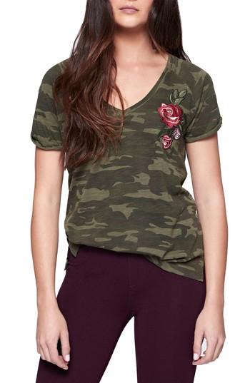 Women's Sanctuary Patch Camo Tee - Green
