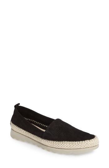 Women's The Flexx Rapido Espadrille Flat .5 M - Black