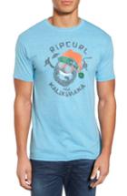 Men's Rip Curl Santa Pineapple Graphic T-shirt - Blue