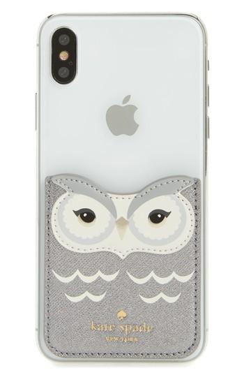 Kate Spade New York Owl Smartphone Sticker Pocket -