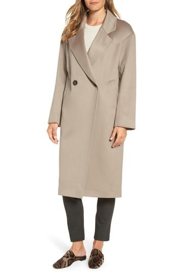 Women's Fleurette 45 Loro Piana Wool Coat - Grey