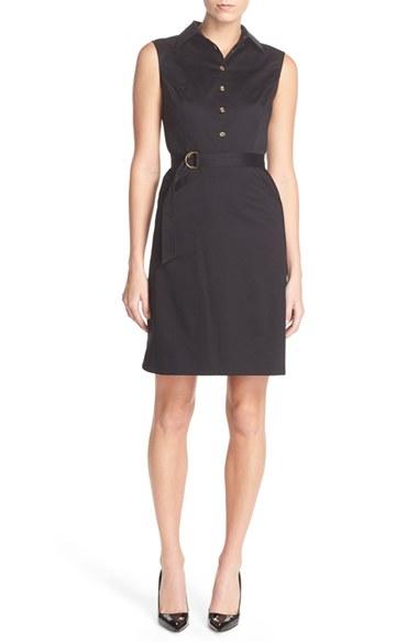 Women's Ellen Tracy Stretch Cotton Shirtdress