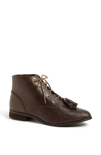 Topshop 'mo' Ankle Boot Womens Brown