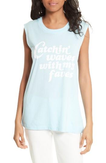 Women's Rebecca Minkoff Catchin' Waves Muscle Tee