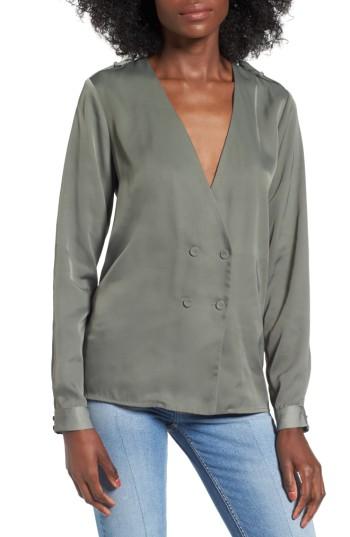 Women's L'academie The Cadet Blouse - Green
