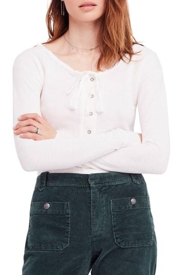 Women's Free People Cecilia Shirt - White