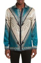 Men's Versace Collection Filigreed Sport Shirt