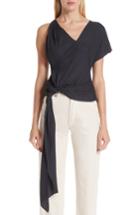 Women's Jacquemus La Haut Passo One-shoulder Blouse Us / 34 Fr - Blue