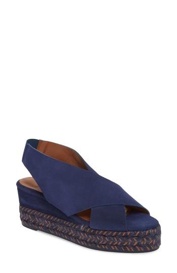 Women's Aquatalia Jaida Slingback Espadrille Sandal M - Blue
